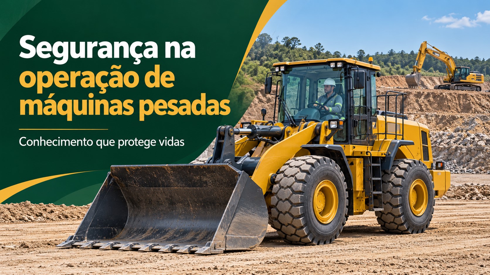 Segurança na operação de máquinas pesadas: conhecimento que protege vidas